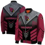 arizona cardinals arrow layer red black bomber jacket best selling