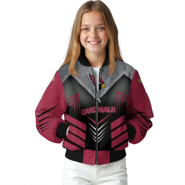 arizona cardinals arrow layer red black bomber jacket top rated