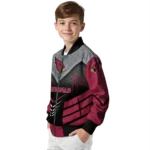 arizona cardinals arrow layer red black bomber jacket best selling