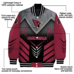 arizona cardinals arrow layer red black varsity jacket best selling.webp
