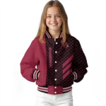 arizona cardinals triple side stripes red black varsity jacket best selling.webp