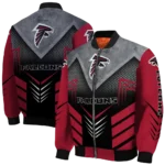 atlanta falcons arrow layer red black bomber jacket best selling
