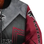 atlanta falcons arrow layer red black bomber jacket best selling
