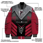 atlanta falcons arrow layer red black varsity jacket best selling.webp