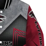 atlanta falcons arrow layer red black varsity jacket best selling.webp