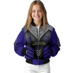 baltimore ravens arrow layer purple black bomber jacket best selling
