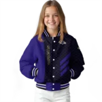 baltimore ravens triple side stripes purple black varsity jacket best selling.webp
