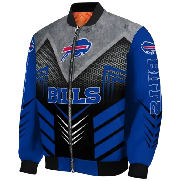 buffalo bills arrow layer blue black bomber jacket best selling