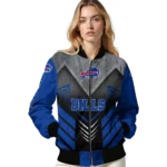 buffalo bills arrow layer blue black bomber jacket best selling