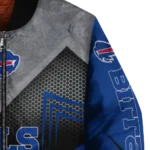 buffalo bills arrow layer blue black bomber jacket best selling