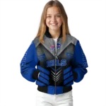 buffalo bills arrow layer blue black bomber jacket best selling