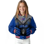 buffalo bills arrow layer blue black varsity jacket best selling.webp