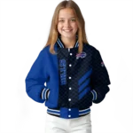 buffalo bills triple side stripes blue black varsity jacket best selling.webp