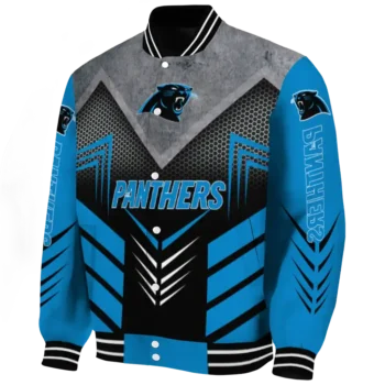 carolina panthers arrow layer blue black varsity jacket best selling.webp
