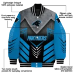 carolina panthers arrow layer blue black varsity jacket best selling.webp