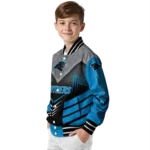 carolina panthers arrow layer blue black varsity jacket best selling.webp