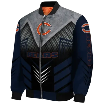chicago bears arrow layer blue black bomber jacket best selling
