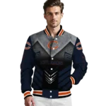 chicago bears arrow layer blue black varsity jacket best selling.webp