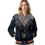 chicago bears arrow layer blue black varsity jacket best selling.webp