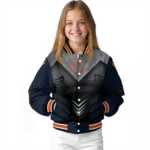 chicago bears arrow layer blue black varsity jacket best selling.webp