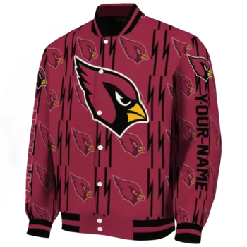 custom arizona cardinals bolt stripe red varsity jacket best selling.webp