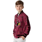 custom arizona cardinals bolt stripe red varsity jacket best selling.webp