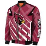 custom arizona cardinals chevron angles red bomber jacket best selling