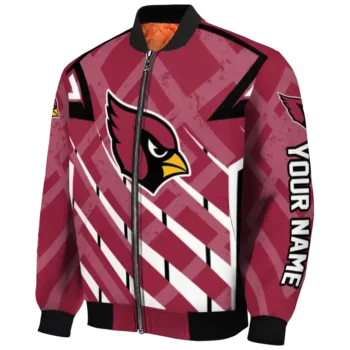 custom arizona cardinals chevron angles red bomber jacket best selling