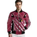 custom arizona cardinals chevron angles red bomber jacket best selling