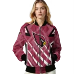 custom arizona cardinals chevron angles red bomber jacket best selling