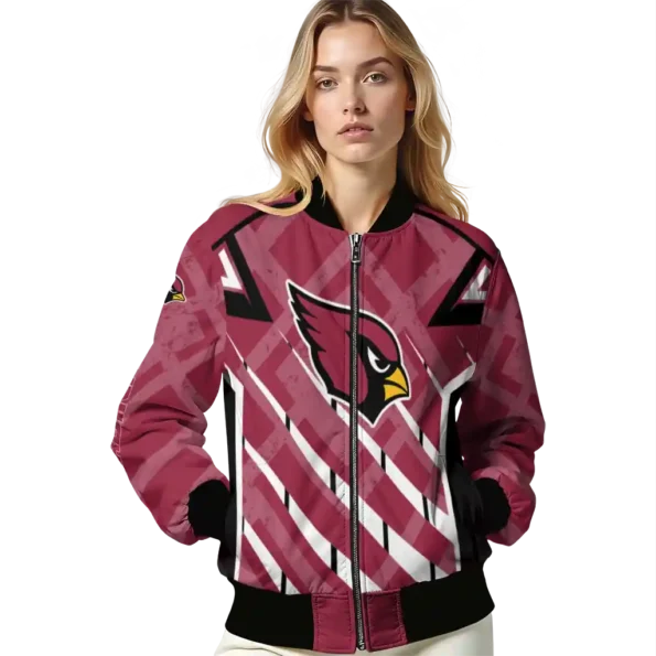 custom arizona cardinals chevron angles red bomber jacket latest model