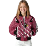 custom arizona cardinals chevron angles red bomber jacket best selling