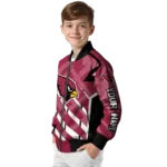 custom arizona cardinals chevron angles red bomber jacket best selling
