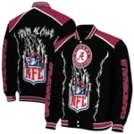 custom arizona cardinals claw blood red black varsity jacket best selling.webp