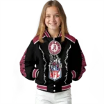custom arizona cardinals claw blood red black varsity jacket best selling.webp