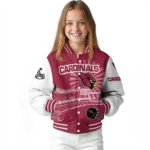 custom arizona cardinals ferris arena red white varsity jacket best selling.webp