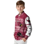 custom arizona cardinals ferris arena red white varsity jacket best selling.webp