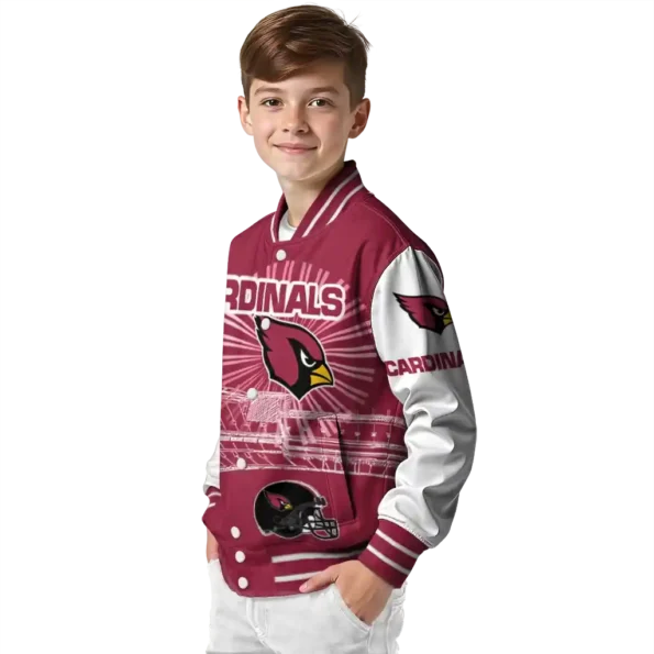 custom arizona cardinals ferris arena red white varsity jacket trendy.webp