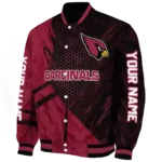 custom arizona cardinals hexagon mesh red black varsity jacket best selling.webp