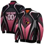 custom arizona cardinals mesh chest black crocs black bomber jacket best selling