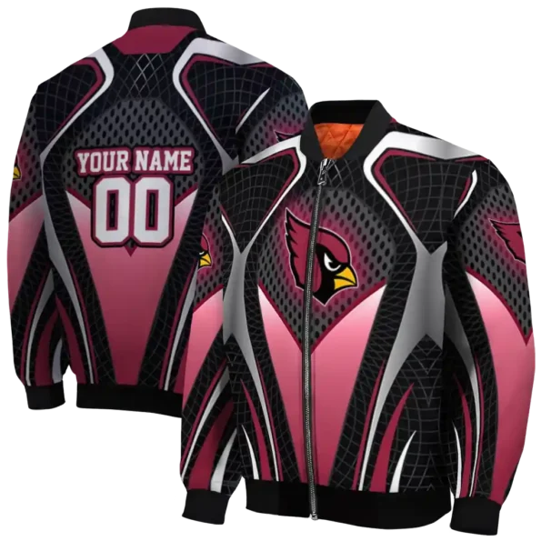 custom arizona cardinals mesh chest black crocs black bomber jacket fashion forward