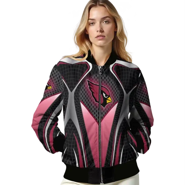 custom arizona cardinals mesh chest black crocs black bomber jacket latest model
