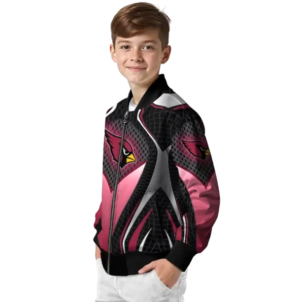 custom arizona cardinals mesh chest black crocs black bomber jacket trendy
