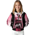 custom arizona cardinals mesh effect red black bomber jacket best selling