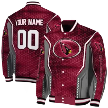 custom arizona cardinals power plate red varsity jacket fashion forward.webp