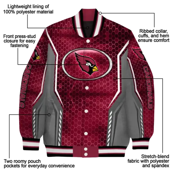 custom arizona cardinals power plate red varsity jacket new arrival.webp