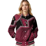 custom arizona cardinals star burst red varsity jacket best selling.webp