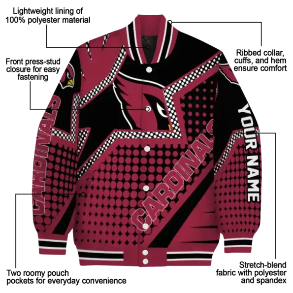 custom arizona cardinals star burst red varsity jacket new arrival.webp