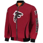 custom atlanta falcons chevron arrow red bomber jacket best selling