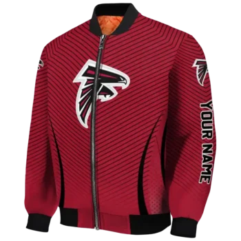 custom atlanta falcons chevron arrow red bomber jacket best selling